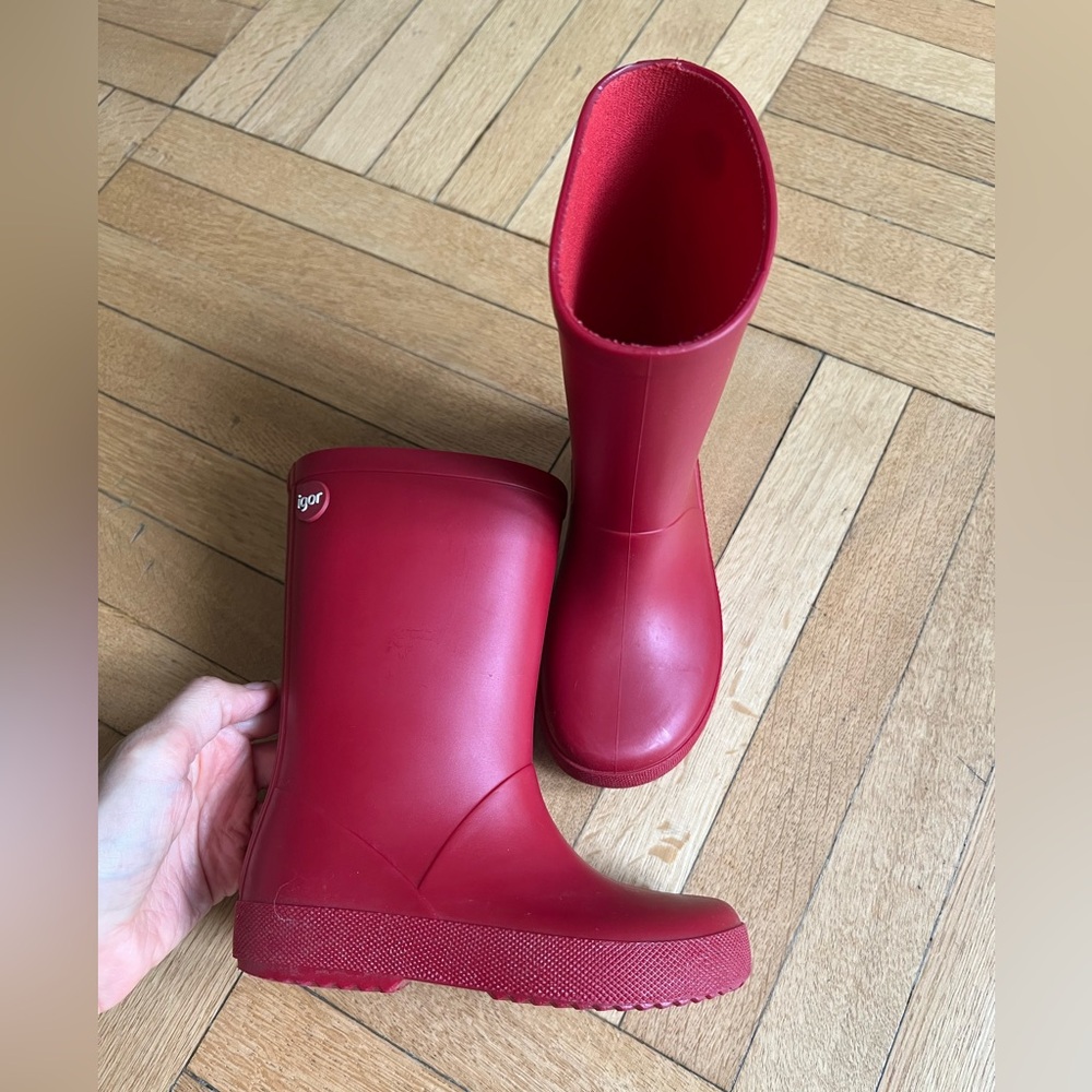 Igor Kids Red Rain & Snow Boots - Picture 7 of 8